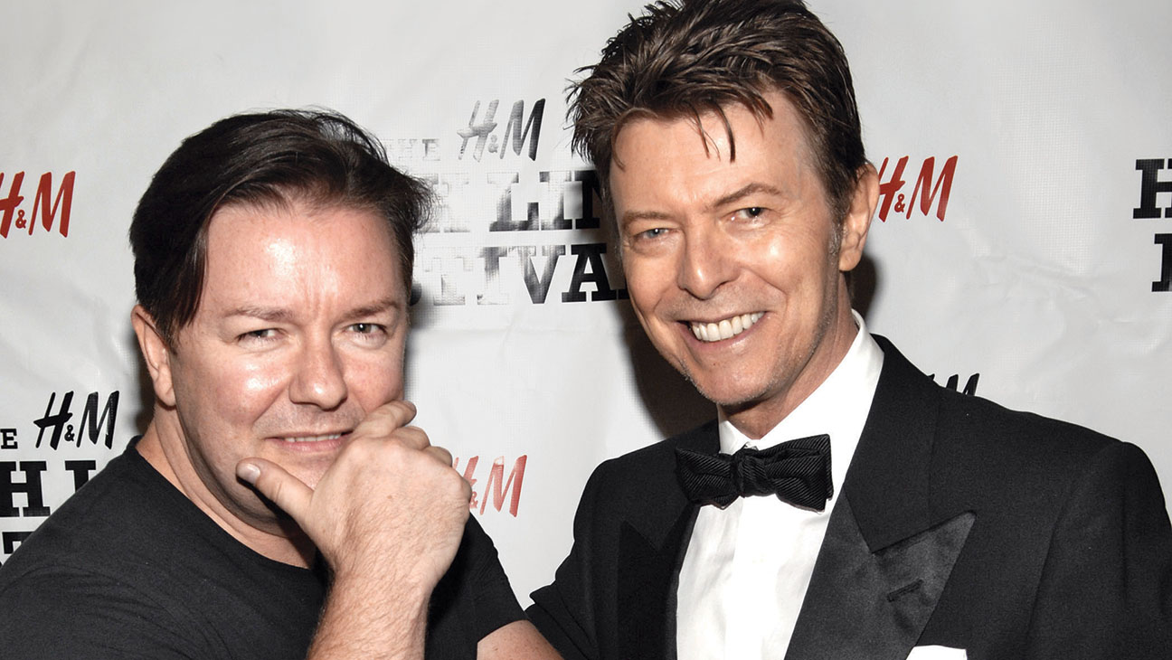 Ricky Gervais recalls working with David Bowie on ‘Extras’: “One of the best days of my life”