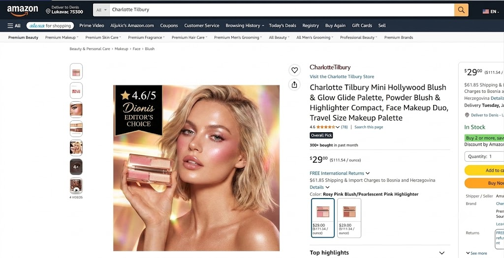 Charlotte Tilbury Mini Hollywood Blush & Glow Palette: Is It Worth the Hype?